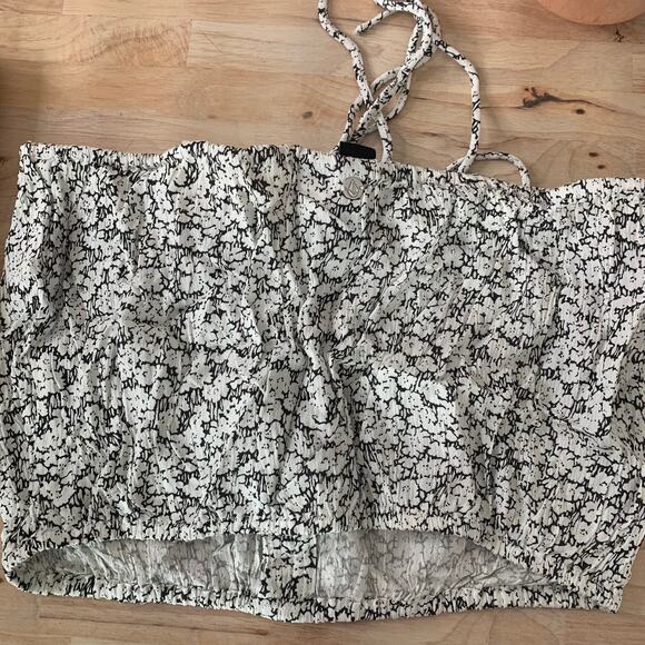 Volcom Black Floral Bae Bae Doll Tube Top - Picture 8 of 11